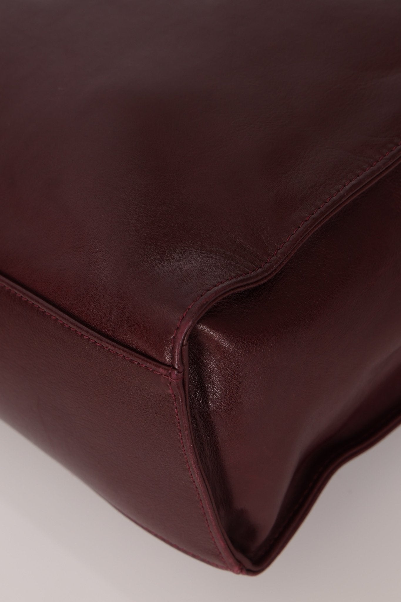 Chanel 1994 Bordeaux Timeless Zip Shopping Tote - FashioNica