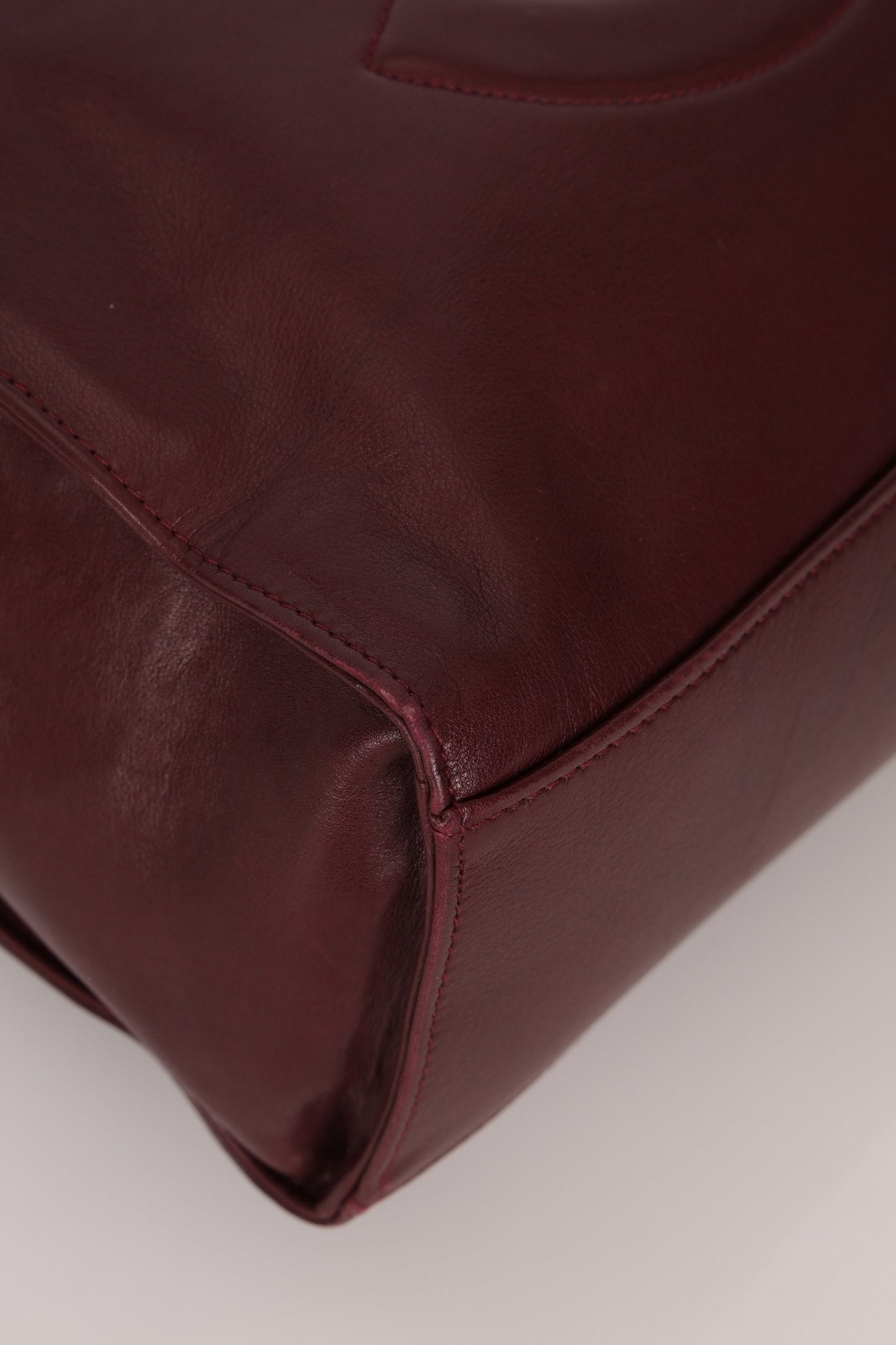 Chanel 1994 Bordeaux Timeless Zip Shopping Tote - FashioNica