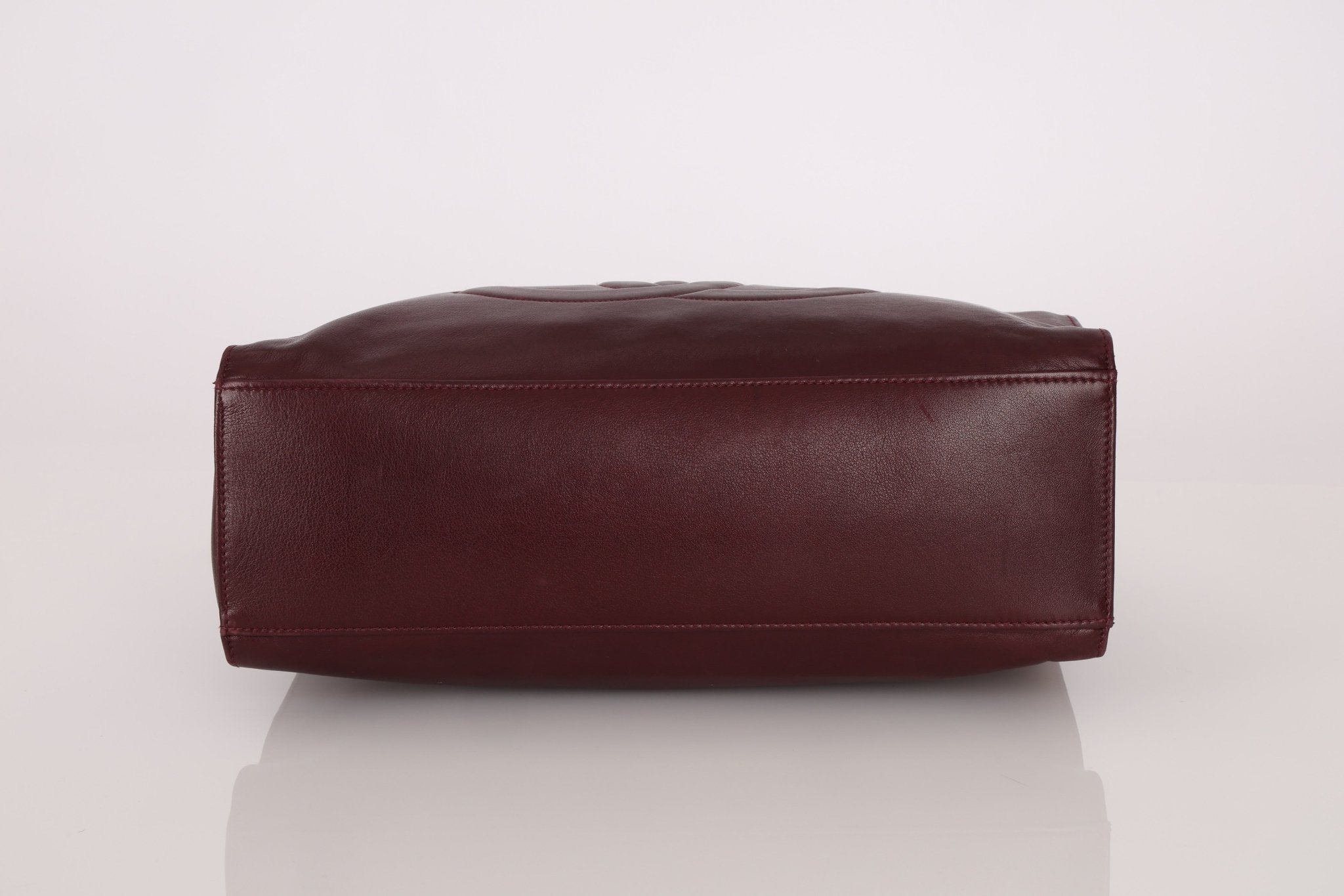 Chanel 1994 Bordeaux Timeless Zip Shopping Tote - FashioNica