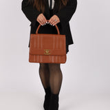 Chanel 1994 Caviar Copper Kelly Bag 24K GP - FashioNica