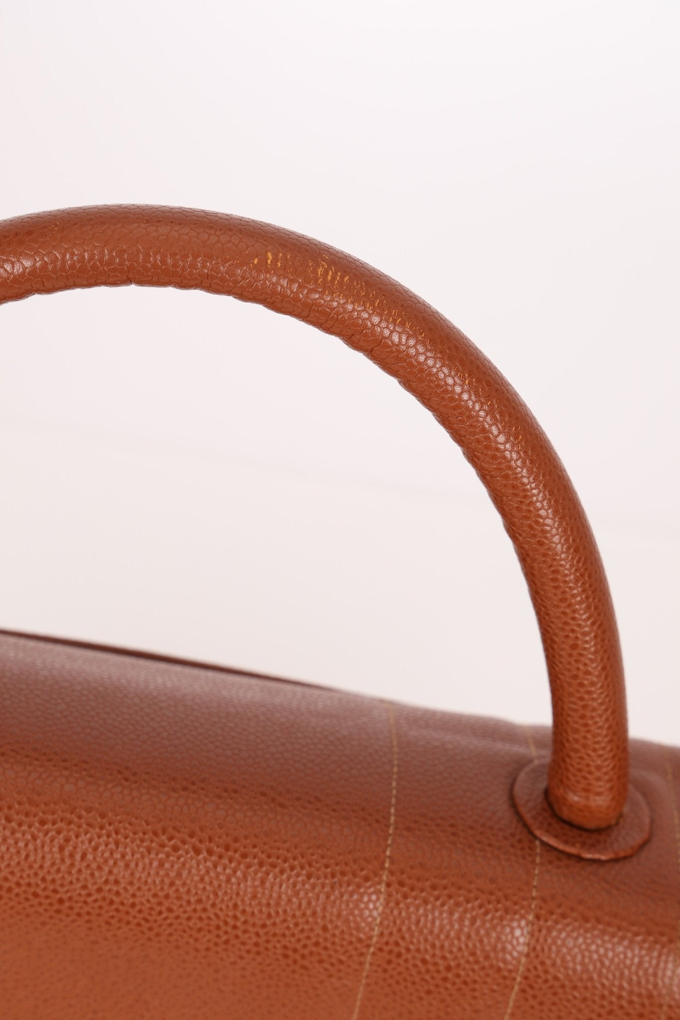 Chanel 1994 Caviar Copper Kelly Bag 24K GP - FashioNica