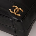 Chanel 1994 Caviar Triple CC Logo Tote - FashioNica
