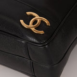 Chanel 1994 Caviar Triple CC Logo Tote - FashioNica
