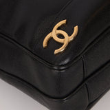 Chanel 1994 Caviar Triple CC Logo Tote - FashioNica