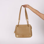 Chanel 1994 Caviar Triple CC Tote Bag - FashioNica