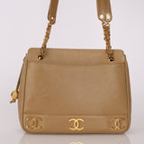 Chanel 1994 Caviar Triple CC Tote Bag - FashioNica