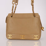 Chanel 1994 Caviar Triple CC Tote Bag - FashioNica