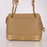 Chanel 1994 Caviar Triple CC Tote Bag - FashioNica