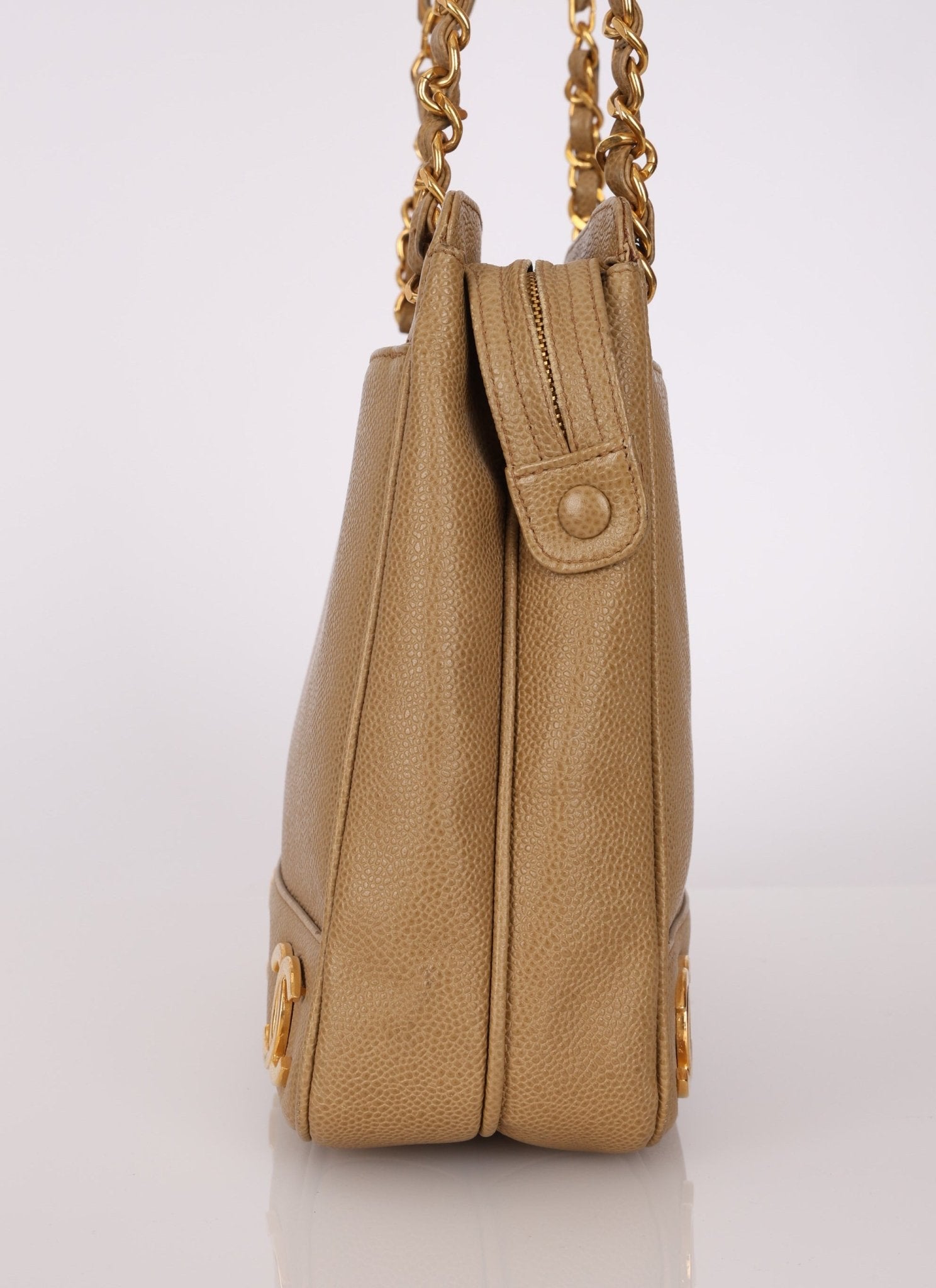 Chanel 1994 Caviar Triple CC Tote Bag - FashioNica