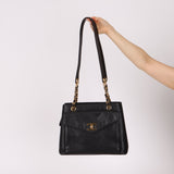 Chanel 1994 Caviar Turnlock Pocket Tote 24K GP - FashioNica