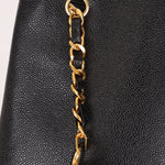 Chanel 1994 Caviar Turnlock Pocket Tote 24K GP - FashioNica
