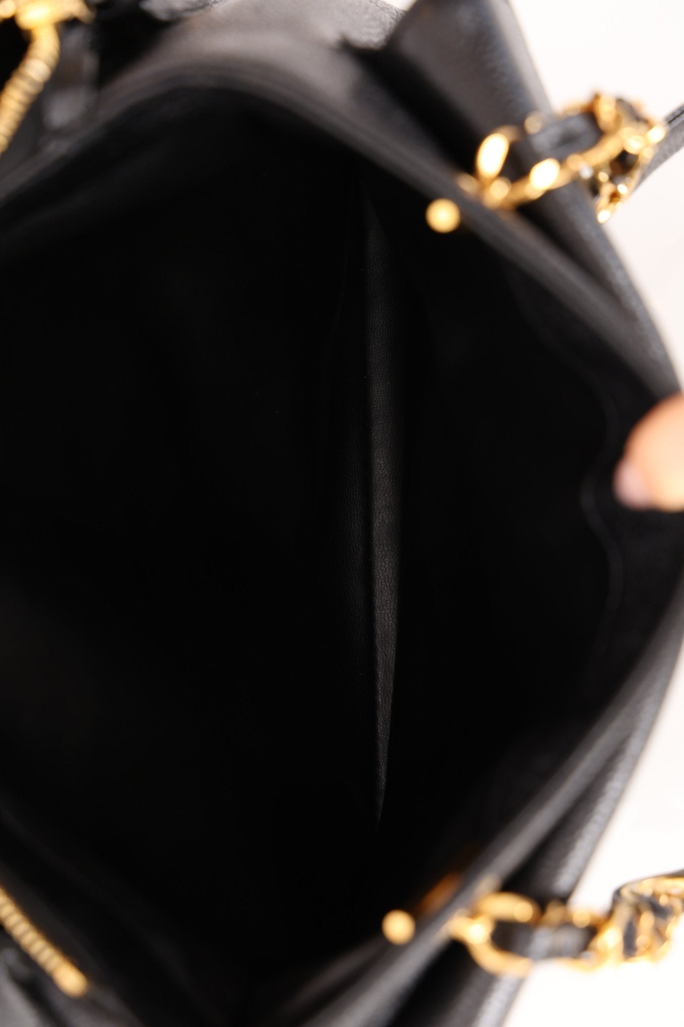 Chanel 1994 Caviar Turnlock Pocket Tote 24K GP - FashioNica