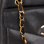 Chanel 1994 Caviar Turnlock Pocket Tote 24K GP - FashioNica