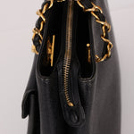 Chanel 1994 Caviar Turnlock Pocket Tote - FashioNica