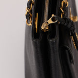 Chanel 1994 Caviar Turnlock Pocket Tote - FashioNica