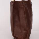 Chanel 1994 Chocolate Calfskin Chunky Chain Tote - FashioNica