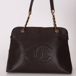 Chanel 1994 Chocolate Caviar Timeless Zip Tote 24k GP - FashioNica