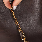 Chanel 1994 Chocolate Caviar Timeless Zip Tote 24k GP - FashioNica