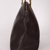 Chanel 1994 Chocolate Caviar Timeless Zip Tote 24k GP - FashioNica