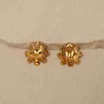 Chanel 1994 Flower Clip - On Earrings 24K GP - FashioNica