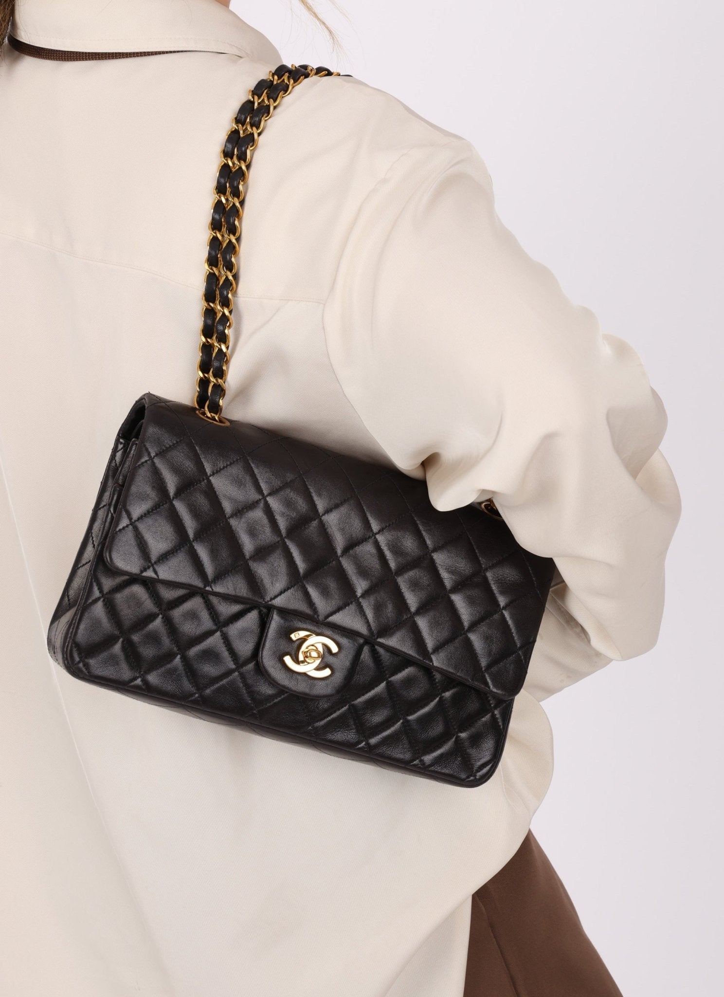 Chanel 1994 Lambskin Medium Classic Double Flap - FashioNica