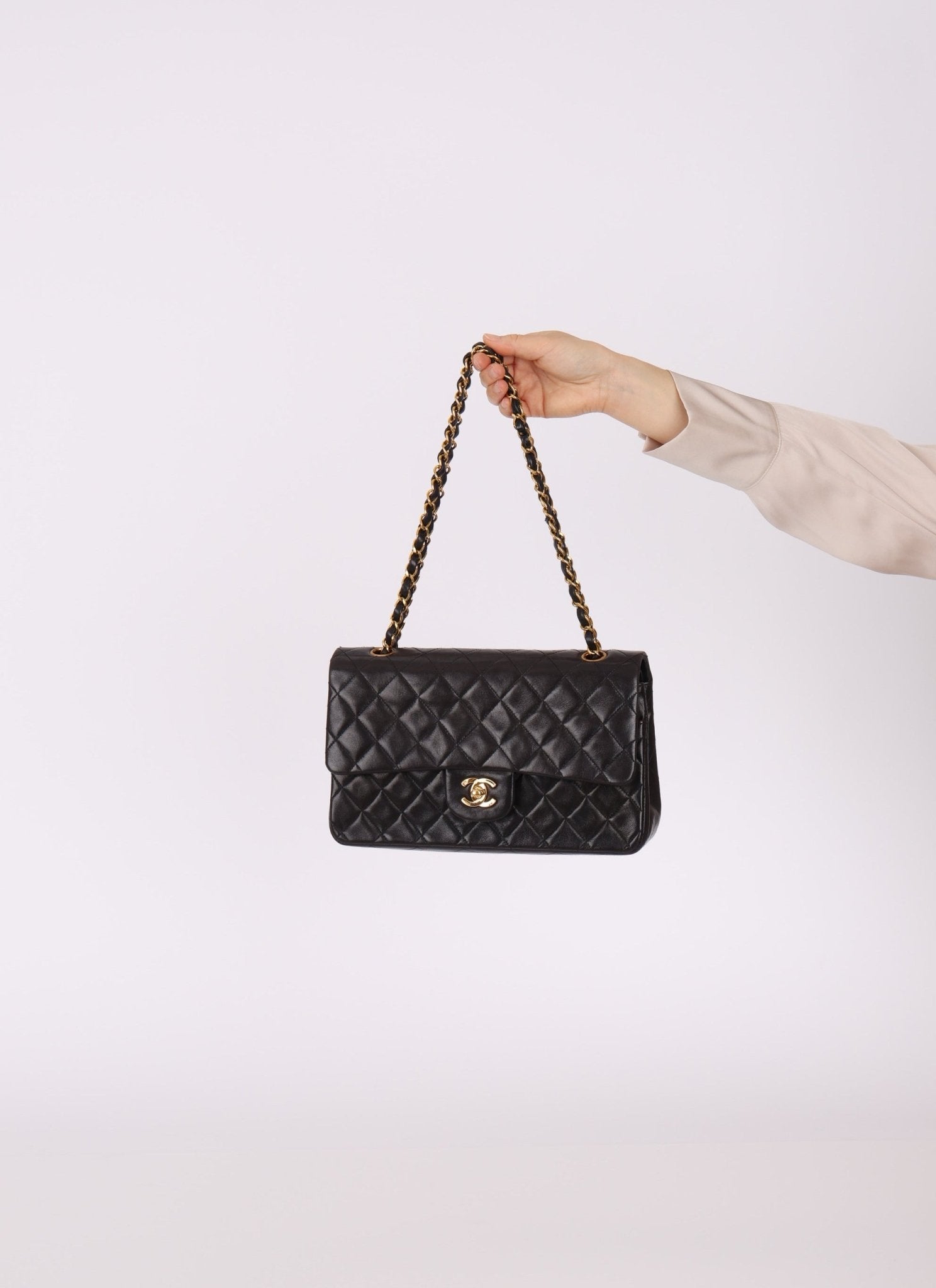 Chanel 1994 Lambskin Medium Classic Double Flap - FashioNica