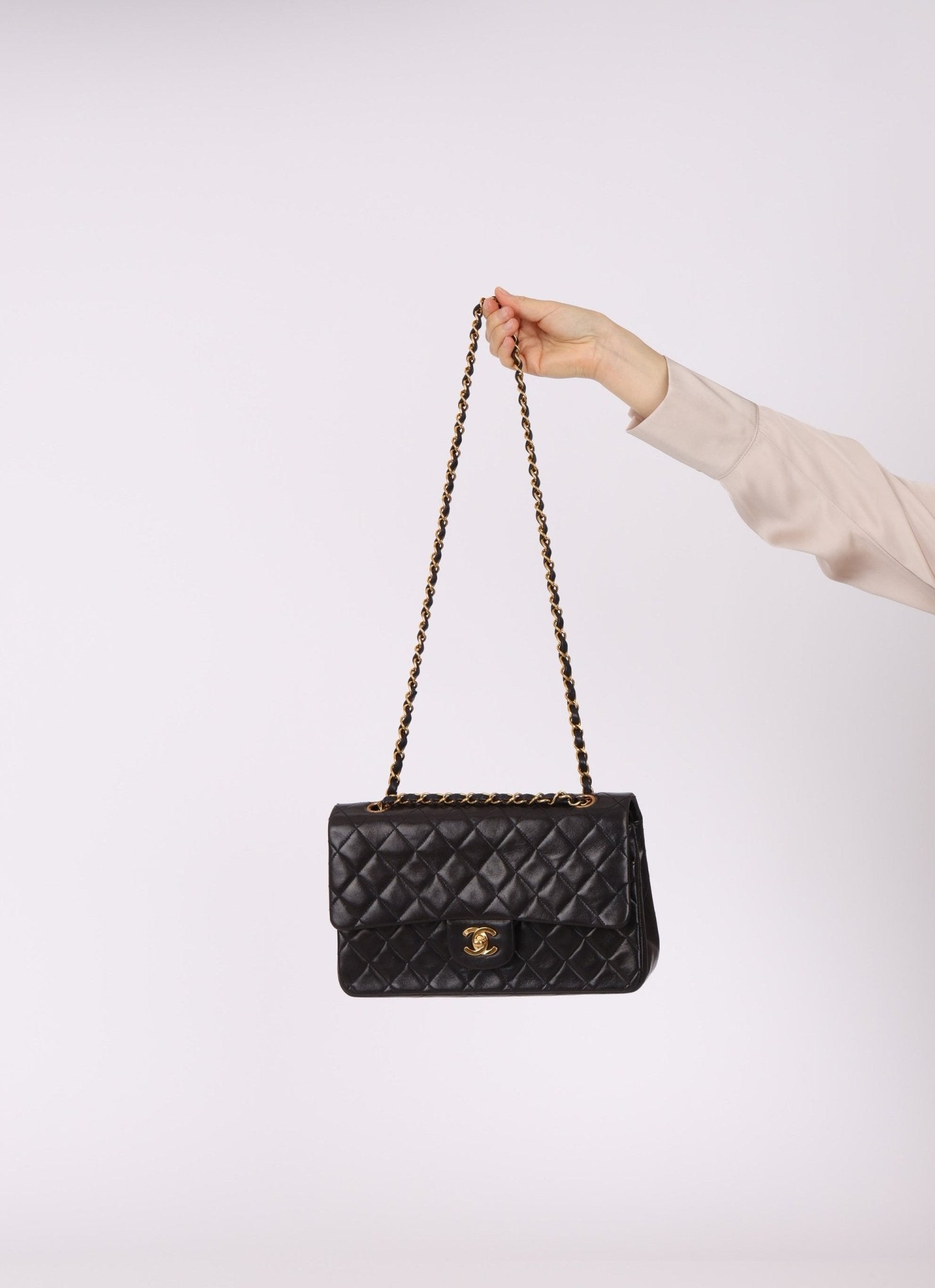 Chanel 1994 Lambskin Medium Classic Double Flap - FashioNica