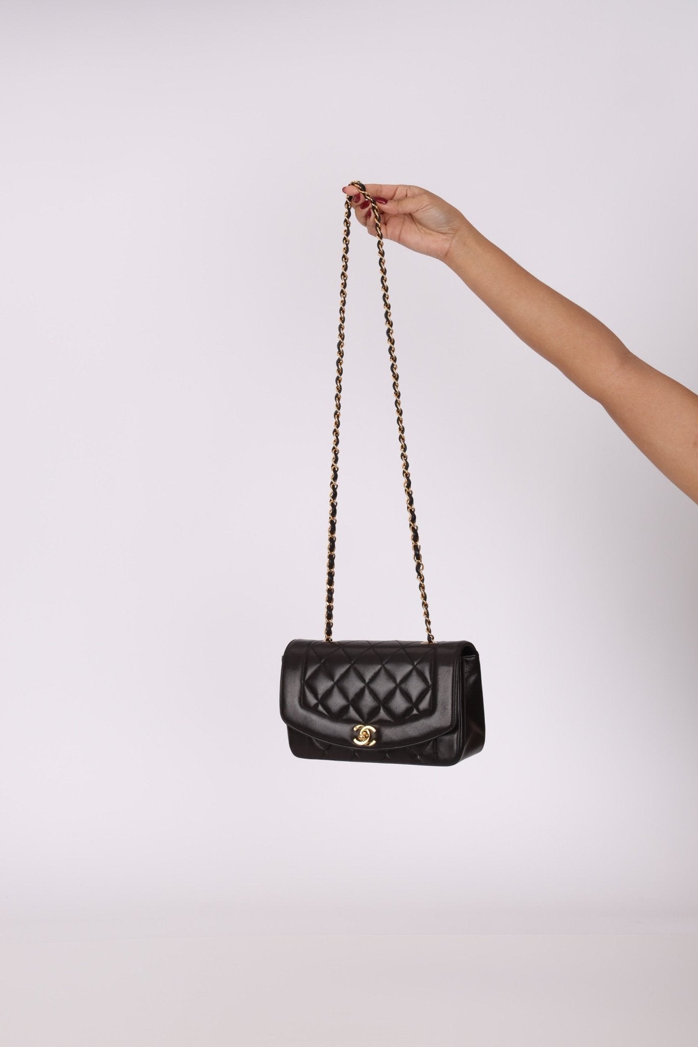 Chanel 1994 Lambskin Small Diana - FashioNica