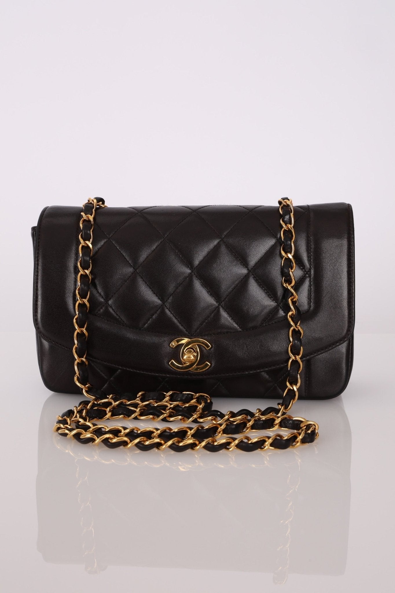 Chanel 1994 Lambskin Small Diana - FashioNica