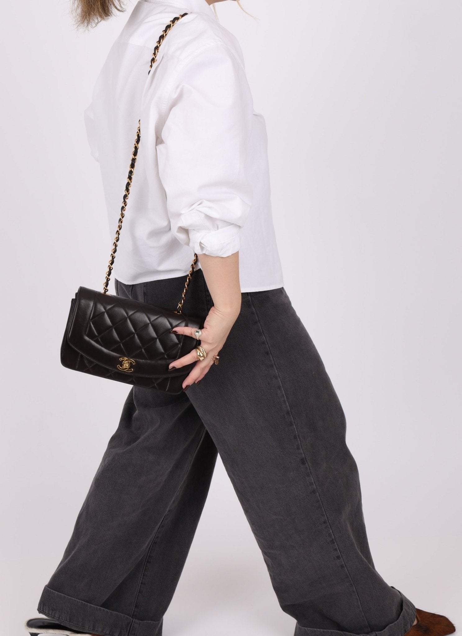 Chanel 1994 Lambskin Small Diana - FashioNica