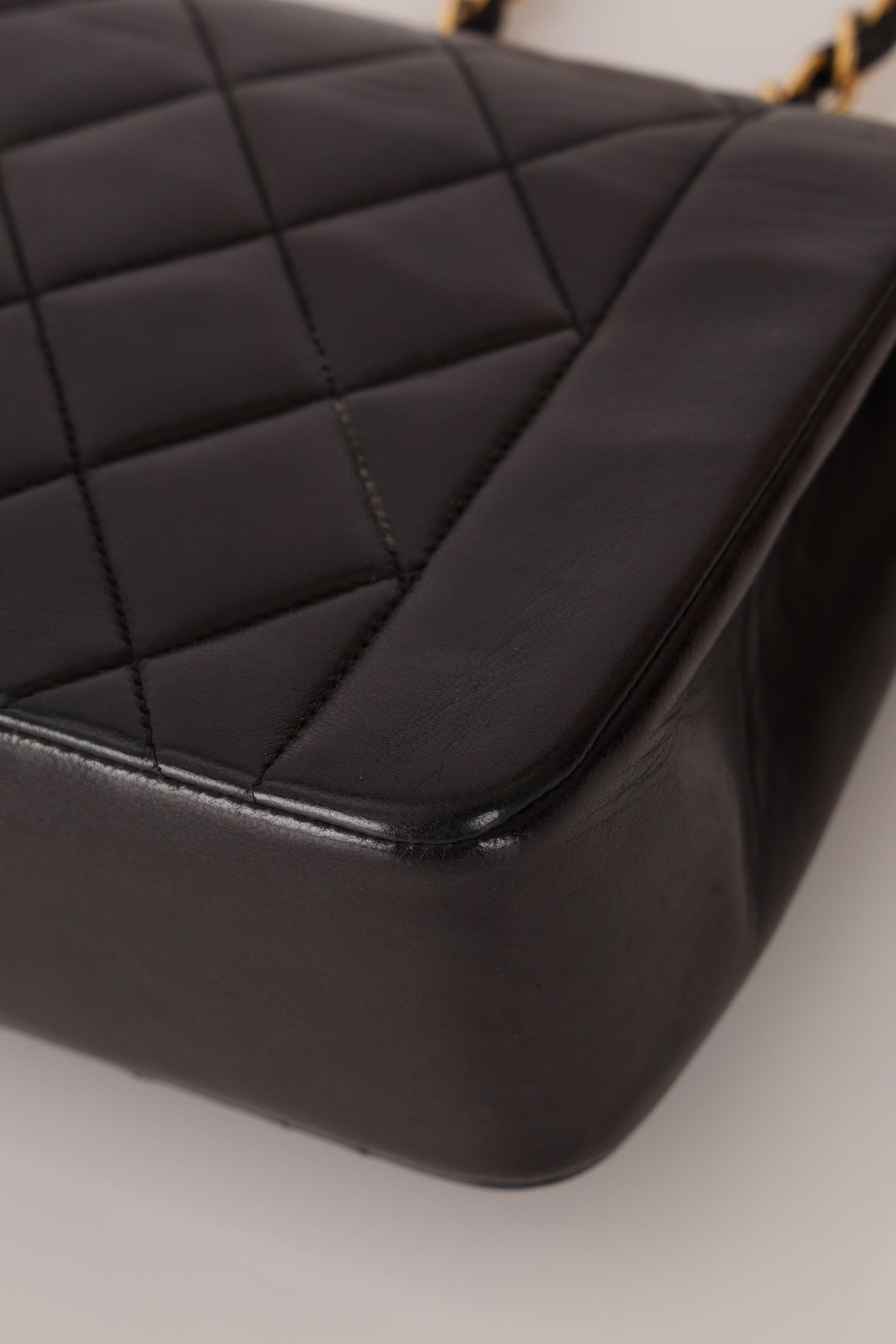 Chanel 1994 Lambskin Small Diana 24k GP - FashioNica