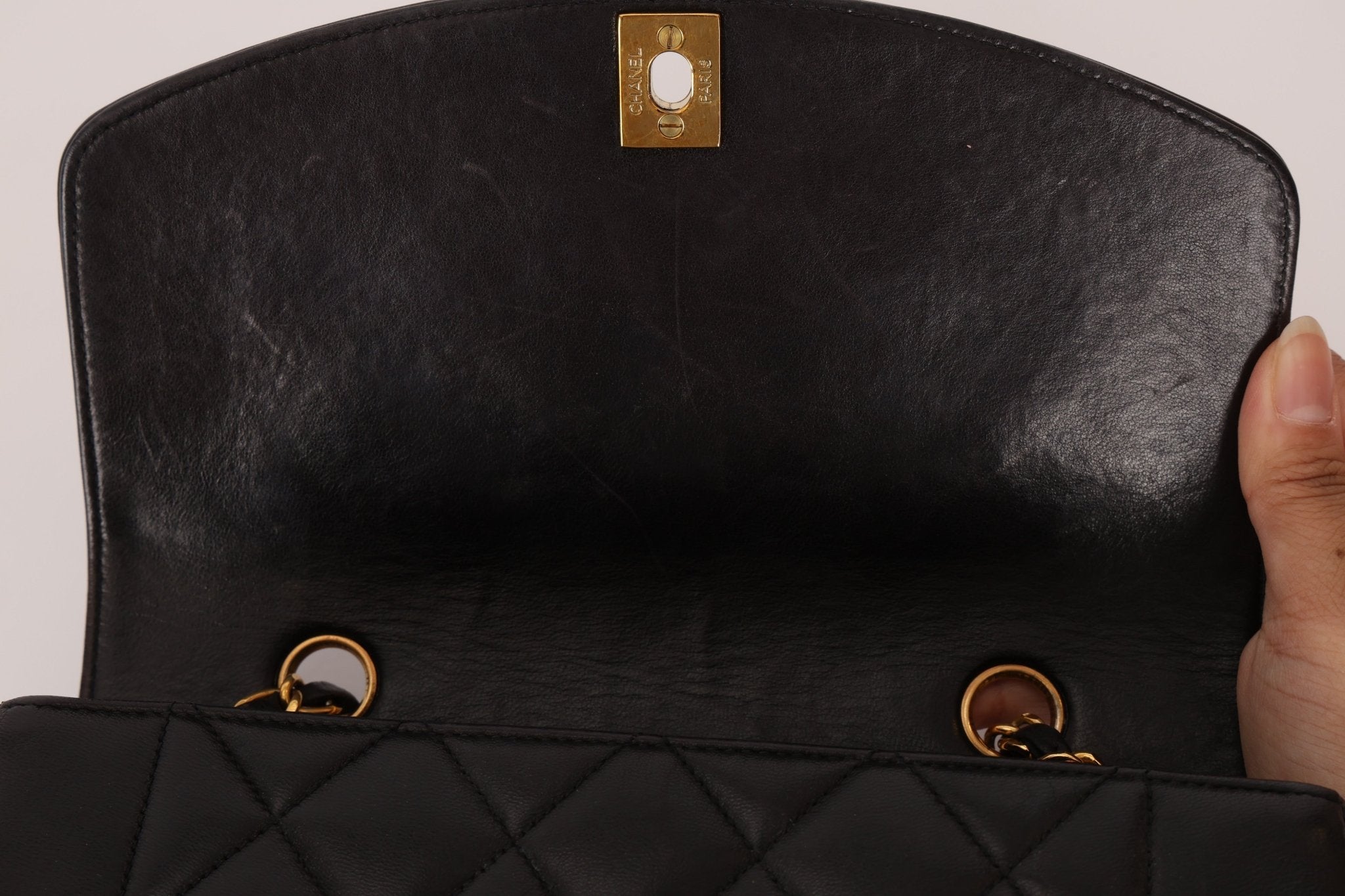 Chanel 1994 Lambskin Small Diana 24k GP - FashioNica