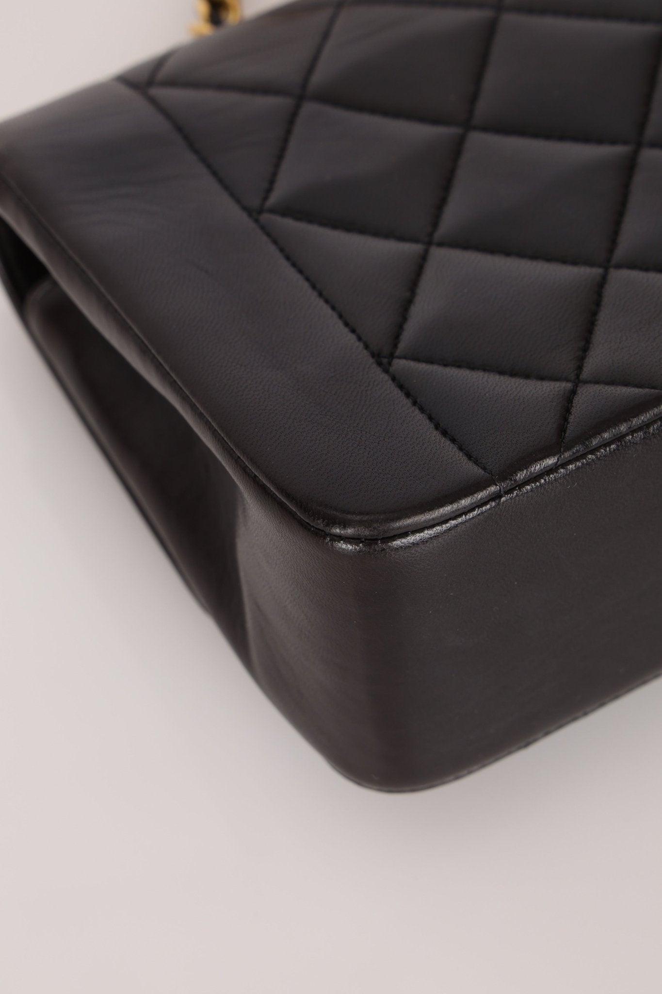 Chanel 1994 Lambskin Small Diana 24K GP - FashioNica