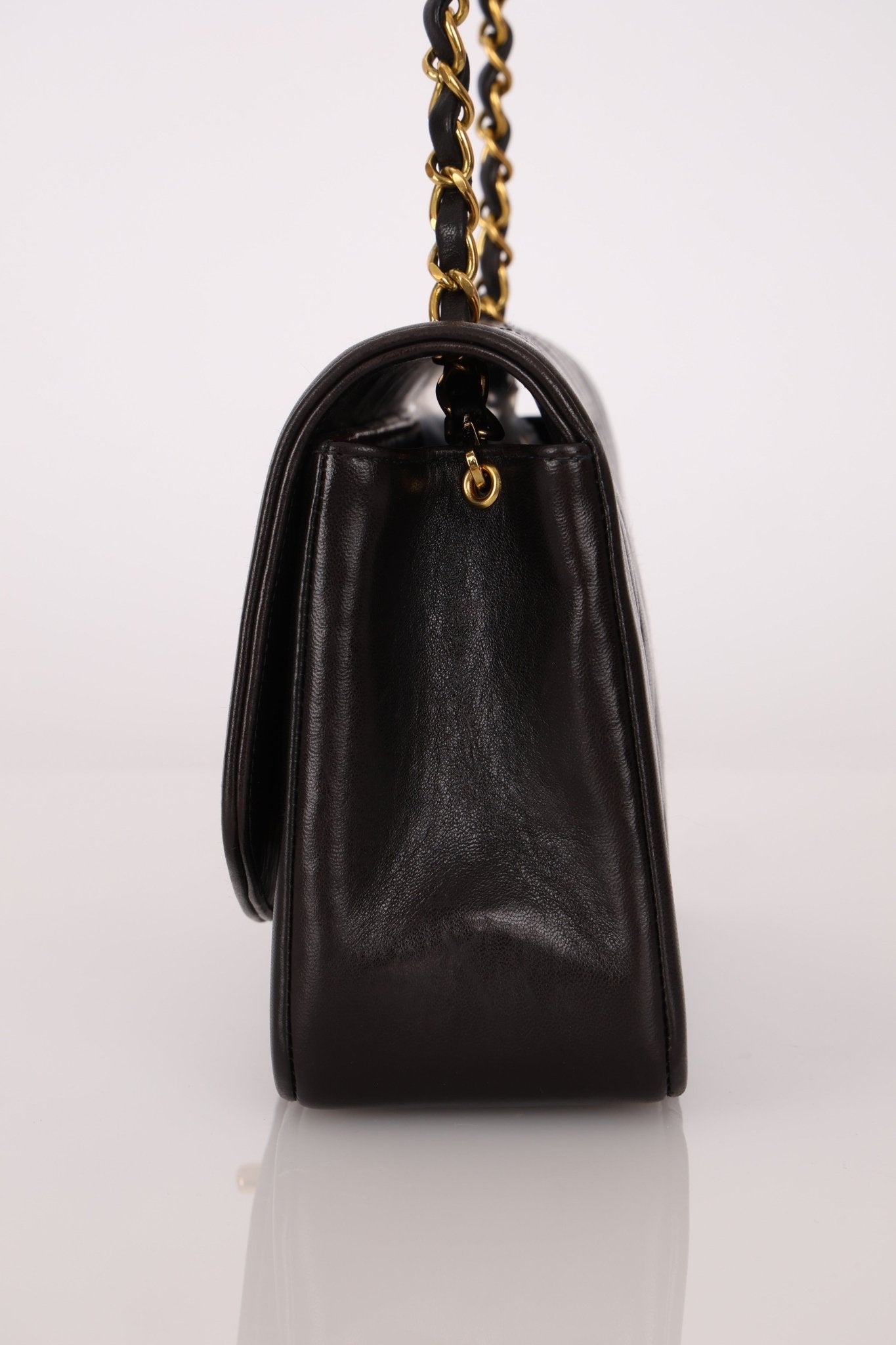 Chanel 1994 Lambskin Small Diana 24K GP - FashioNica