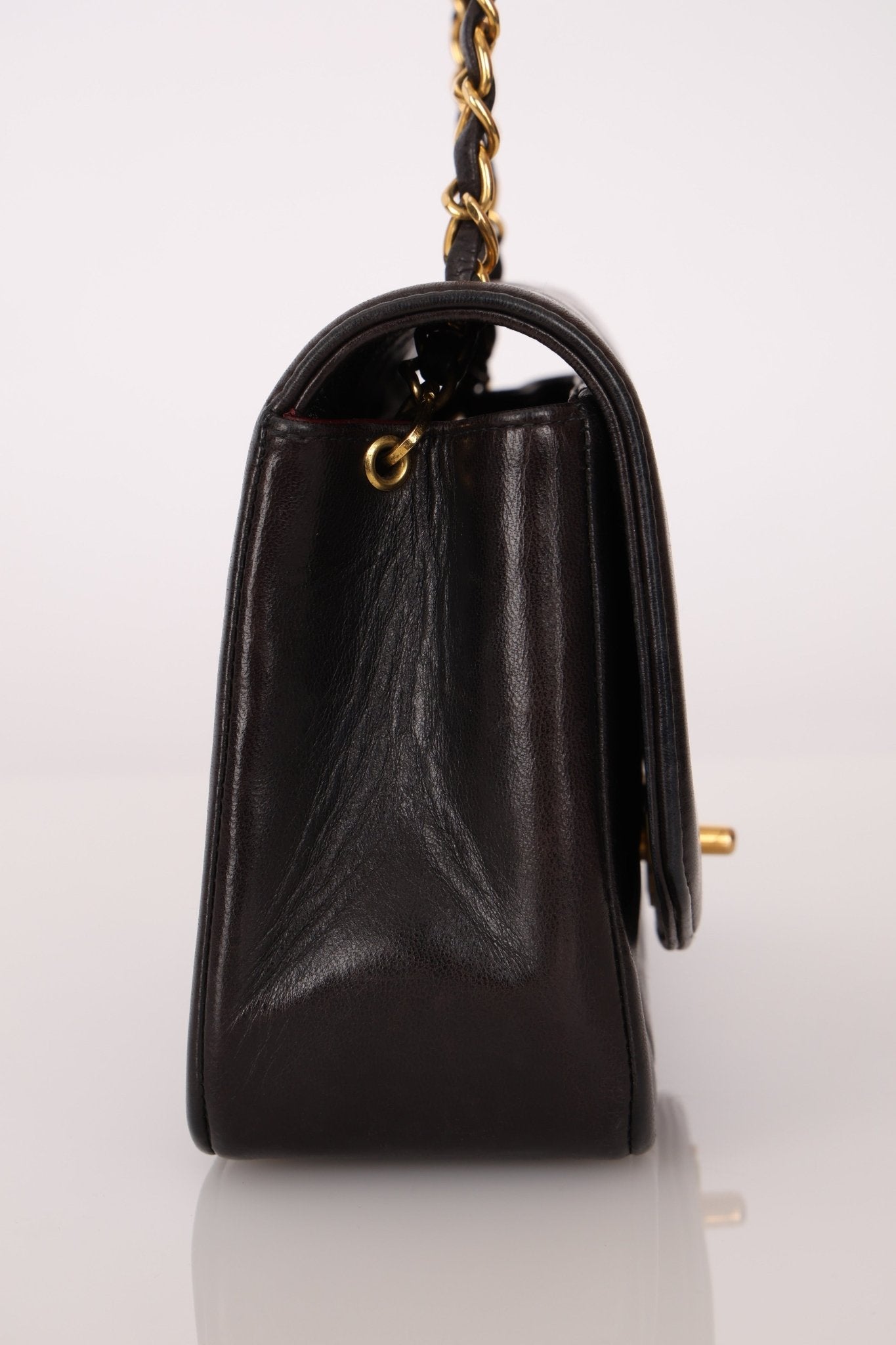 Chanel 1994 Lambskin Small Diana 24k GP - FashioNica