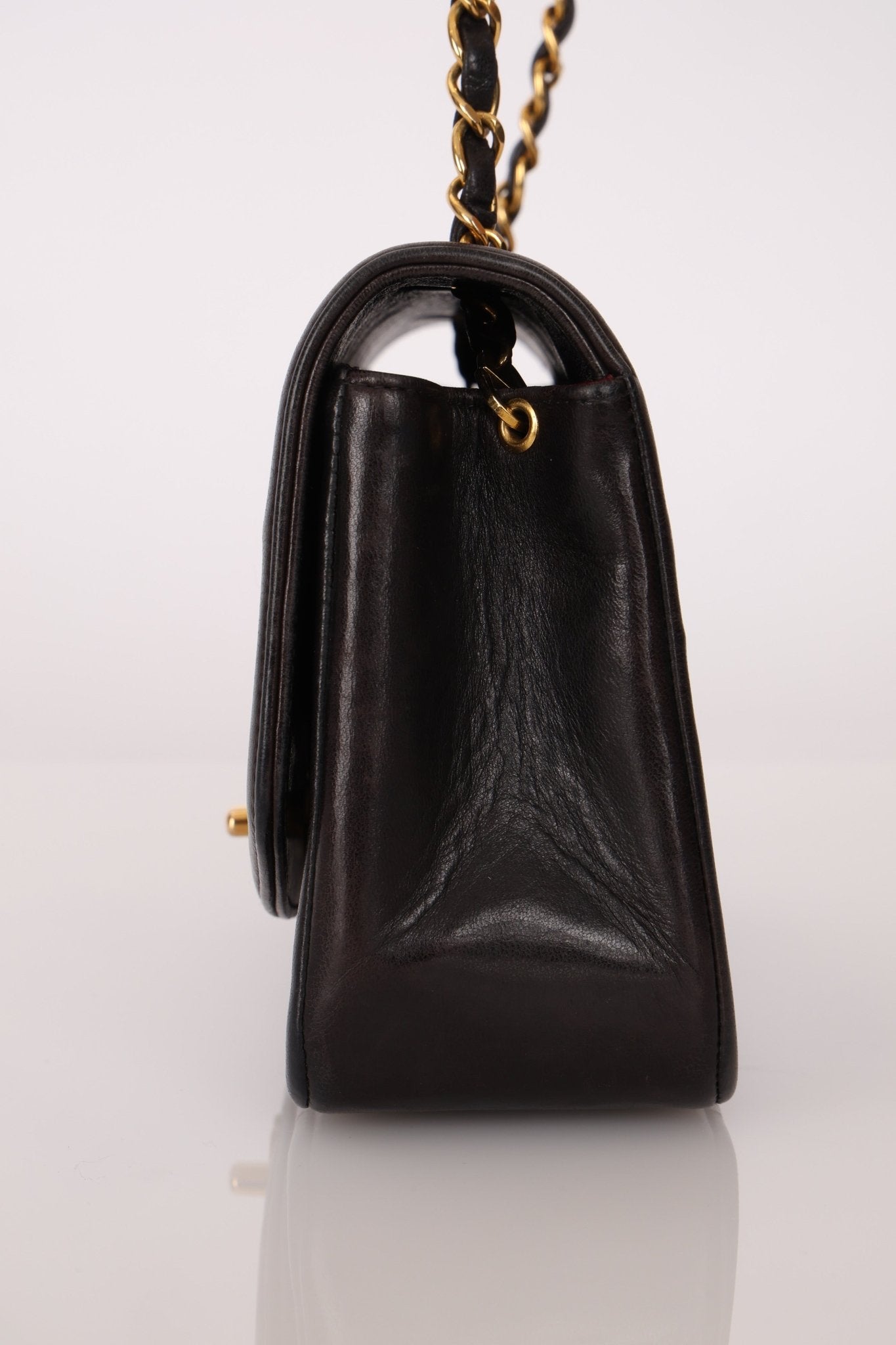 Chanel 1994 Lambskin Small Diana 24k GP - FashioNica