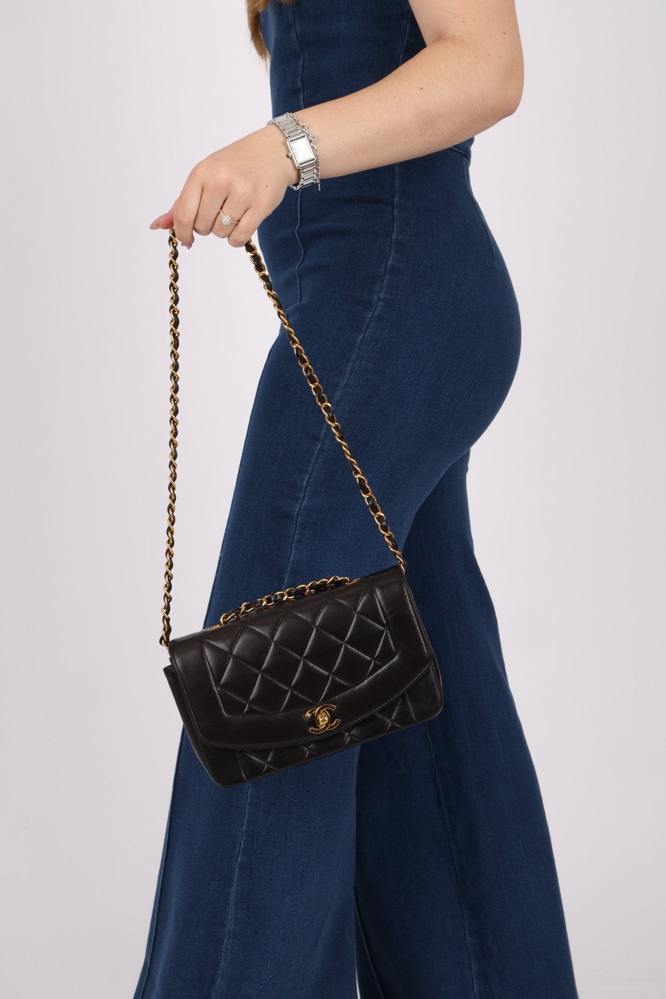 Chanel 1994 Lambskin Small Diana - FashioNica