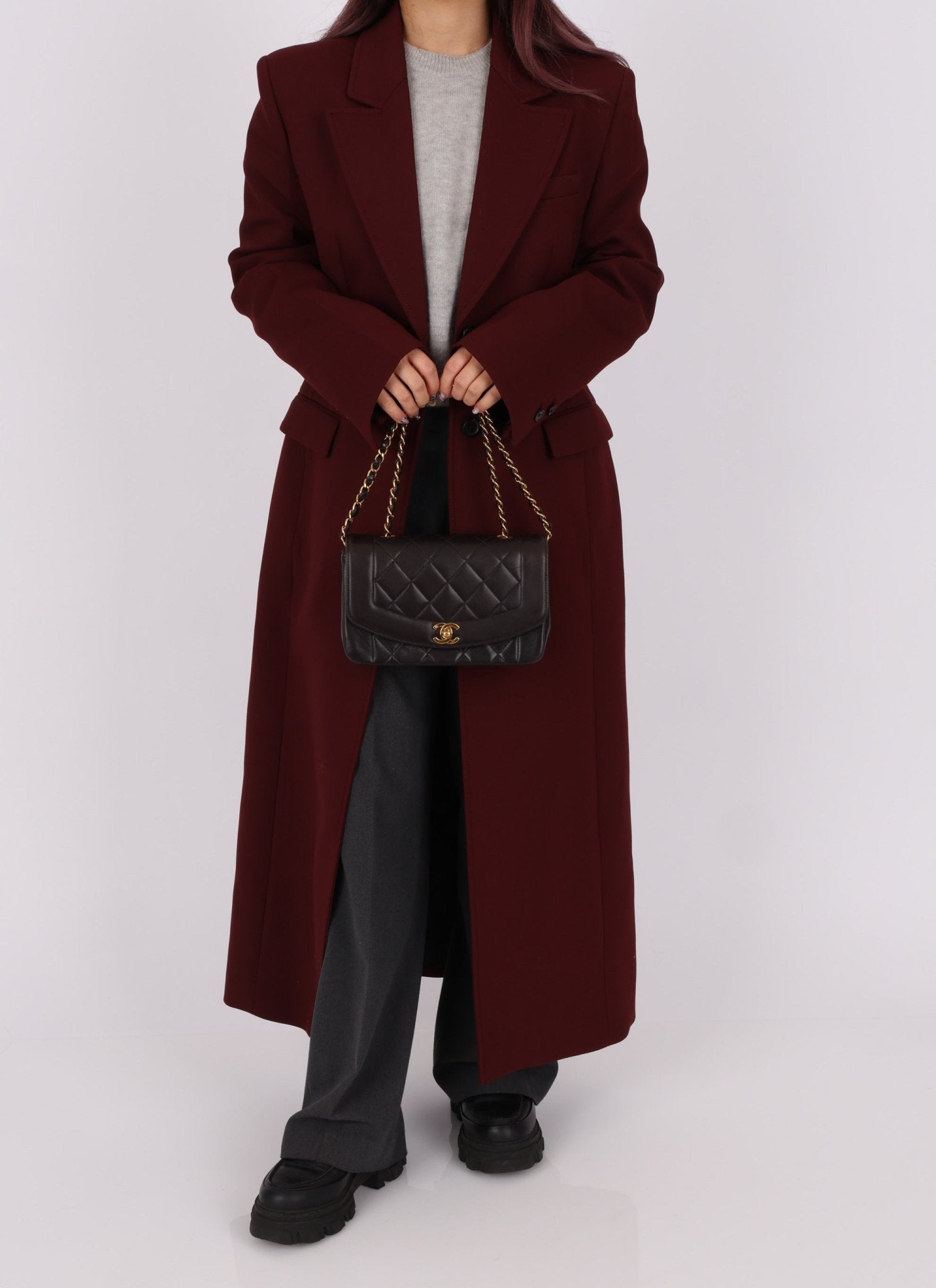 Chanel 1994 Lambskin Small Diana - FashioNica