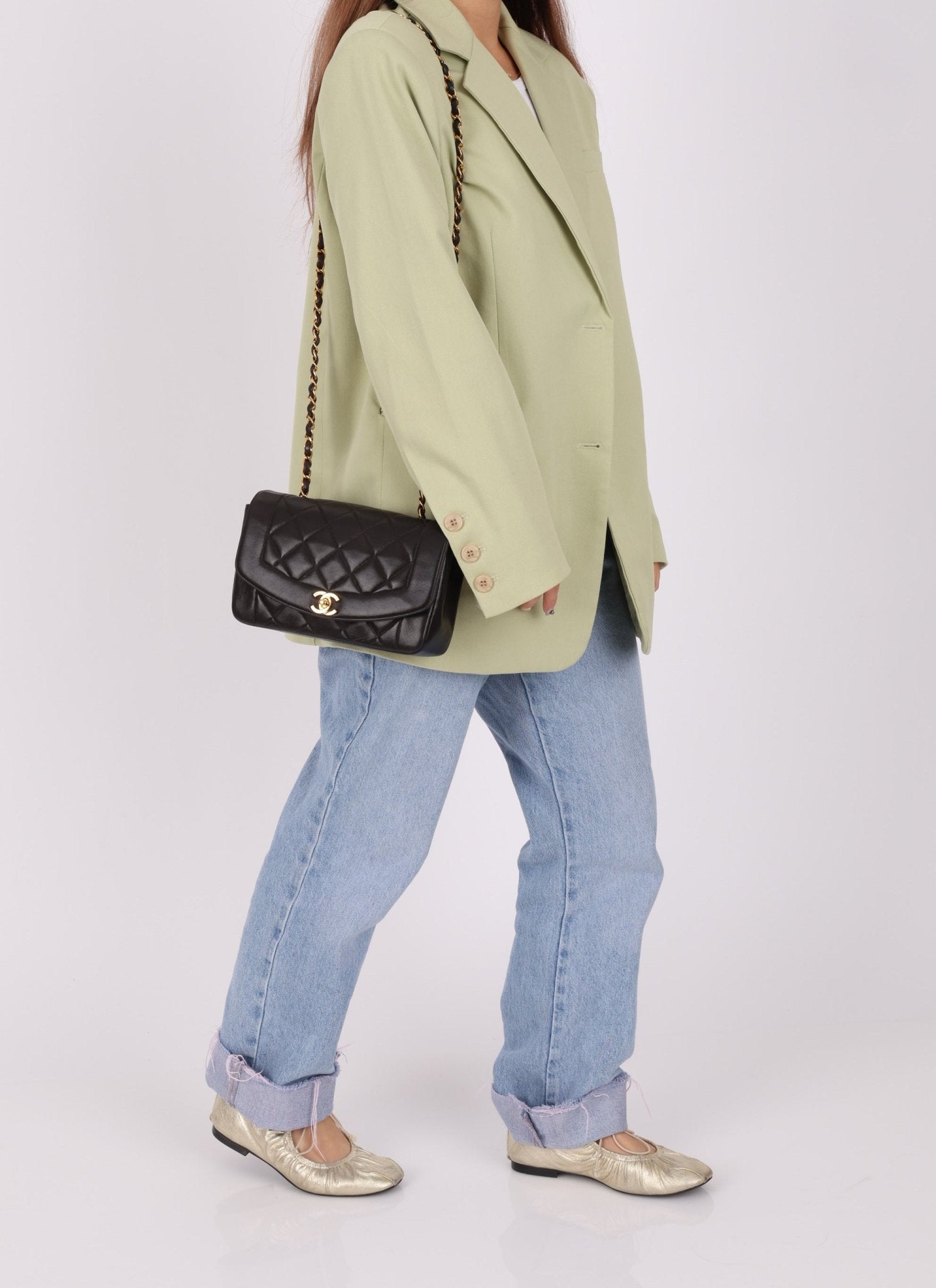 Chanel 1994 Lambskin Small Diana - FashioNica