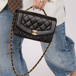 Chanel 1994 Lambskin Small Diana - FashioNica