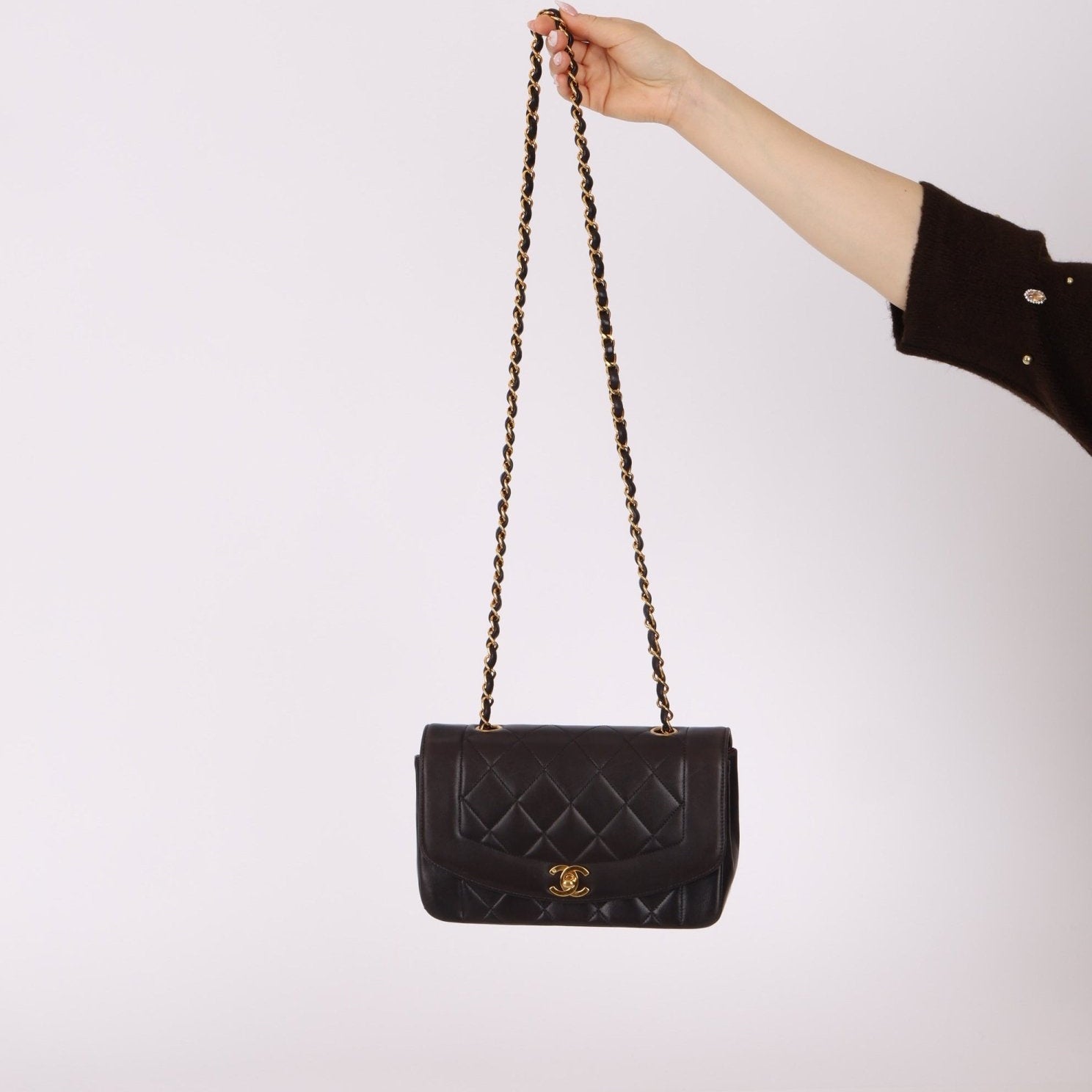 Chanel 1994 Lambskin Small Diana - FashioNica