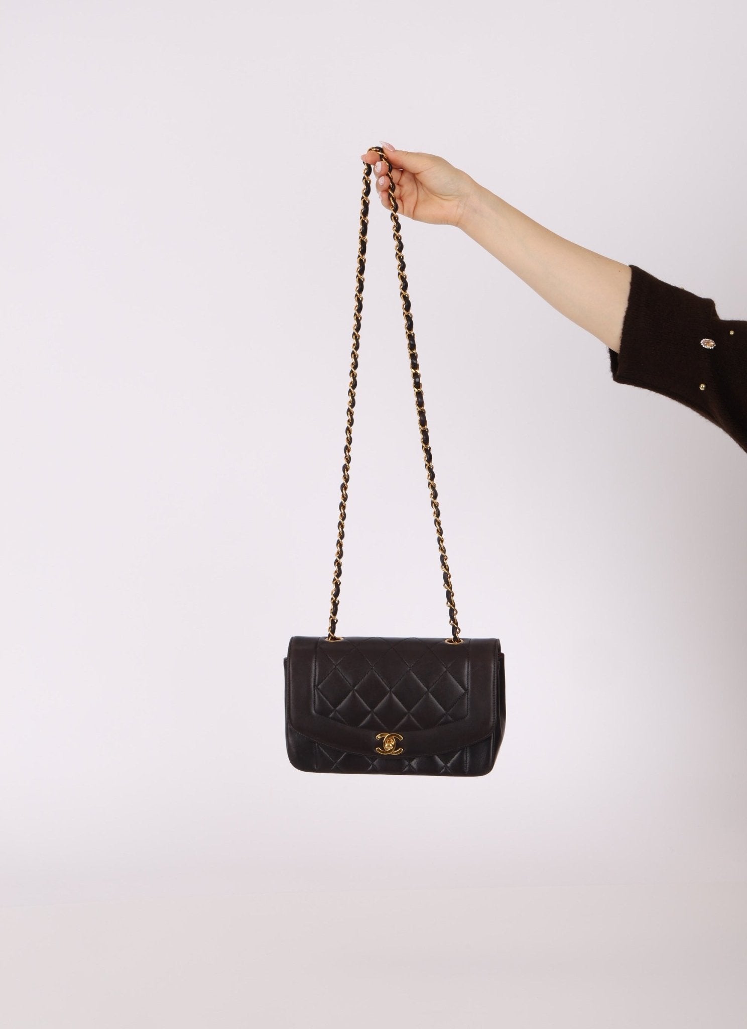 Chanel 1994 Lambskin Small Diana - FashioNica