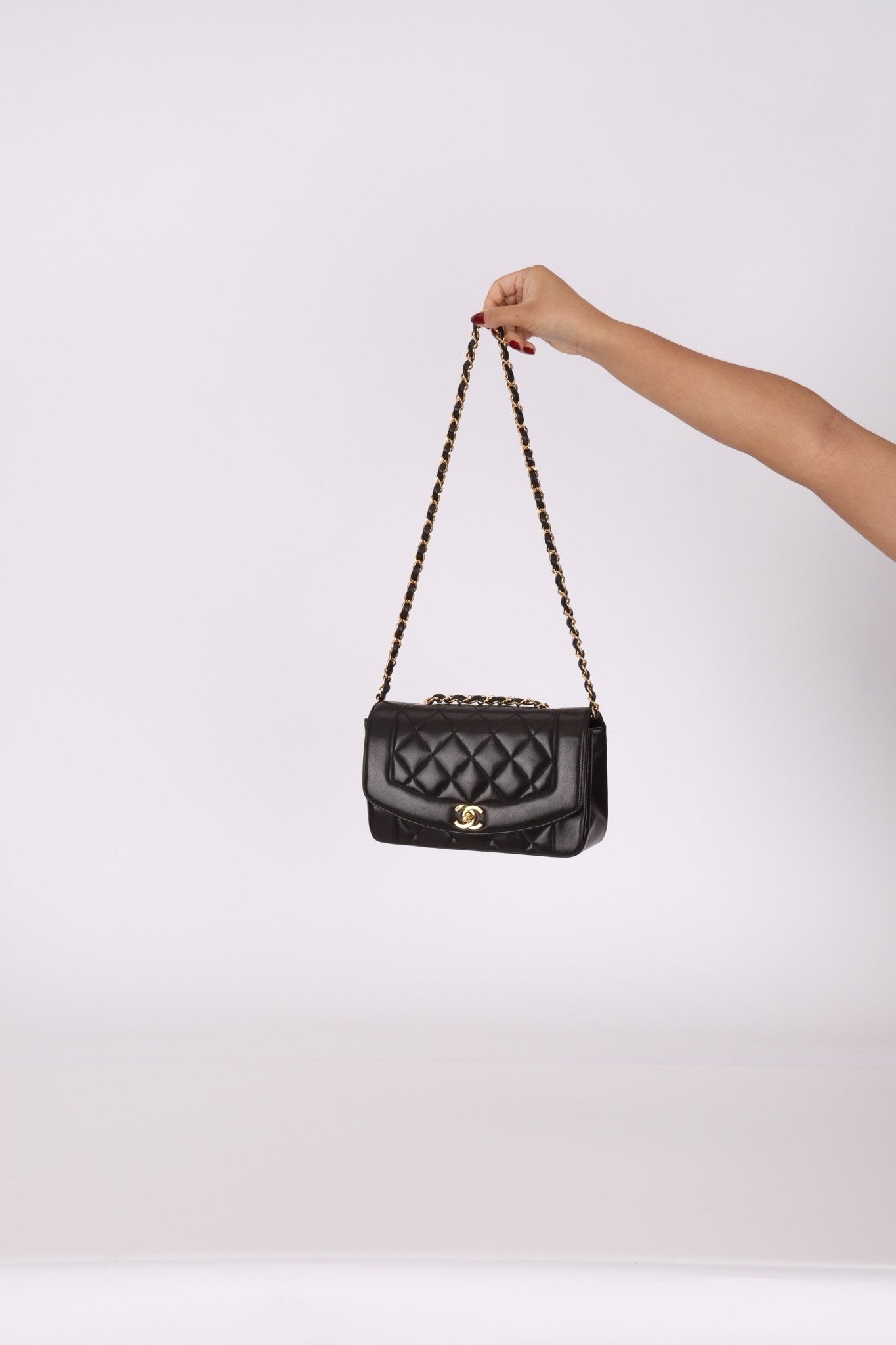 Chanel 1994 Lambskin Small Diana - FashioNica