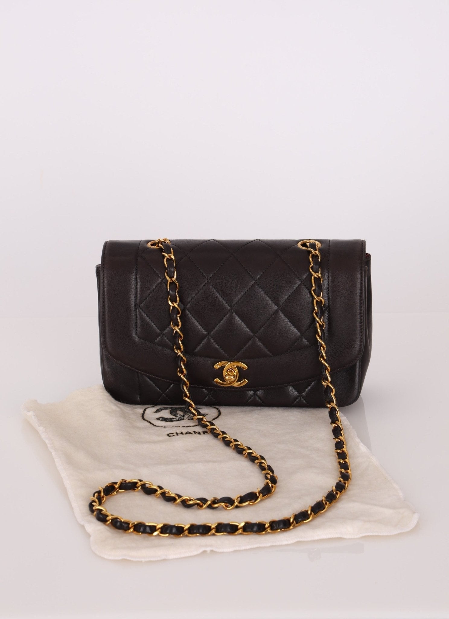 Chanel 1994 Lambskin Small Diana - FashioNica