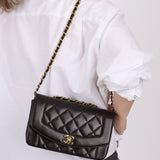 Chanel 1994 Lambskin Small Diana - FashioNica