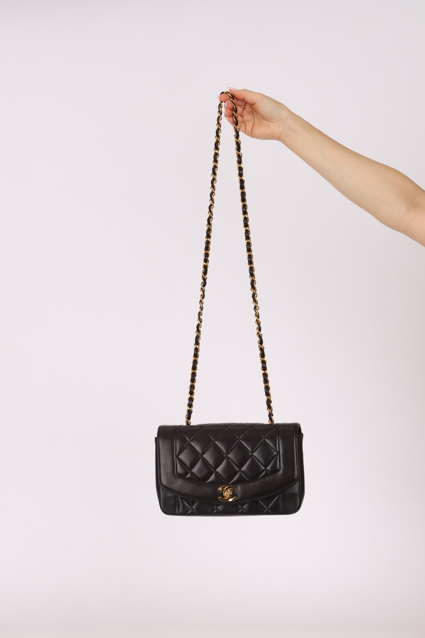 Chanel 1994 Lambskin Small Diana - FashioNica