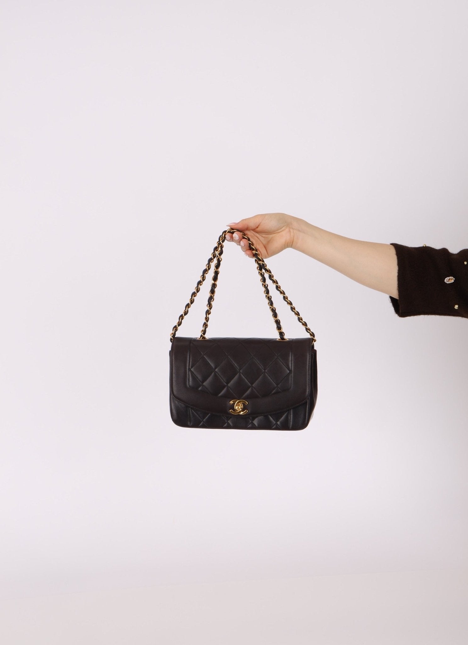 Chanel 1994 Lambskin Small Diana - FashioNica