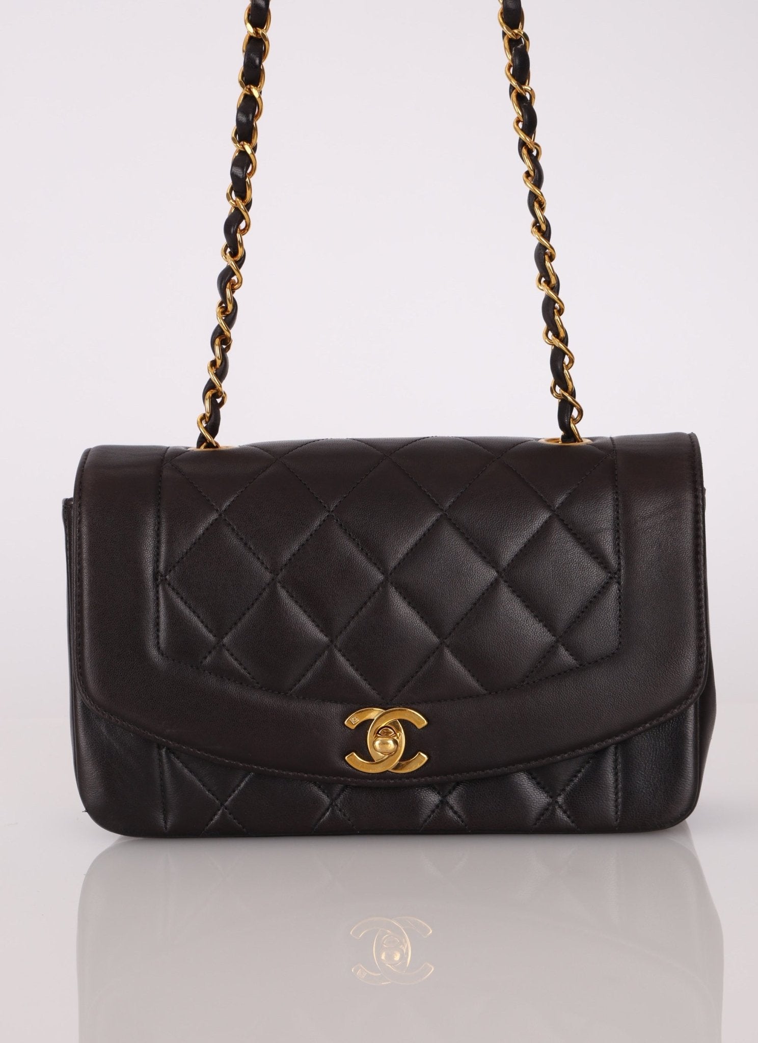 Chanel 1994 Lambskin Small Diana - FashioNica