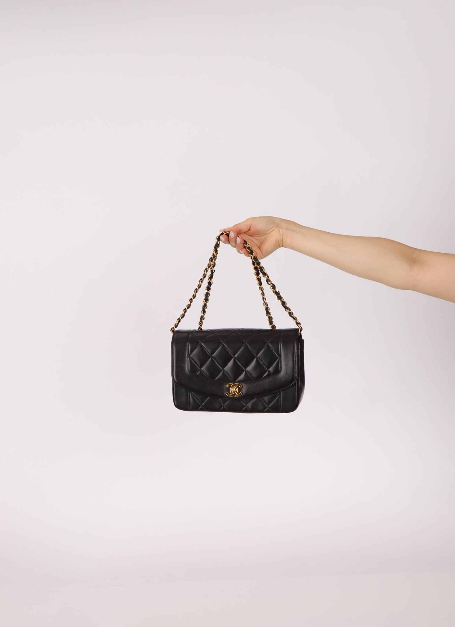 Chanel 1994 Lambskin Small Diana - FashioNica