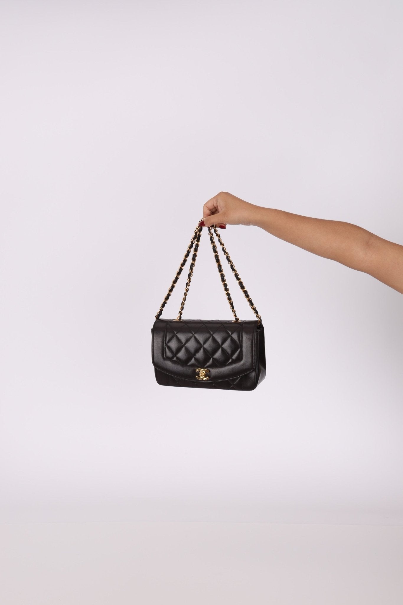 Chanel 1994 Lambskin Small Diana - FashioNica